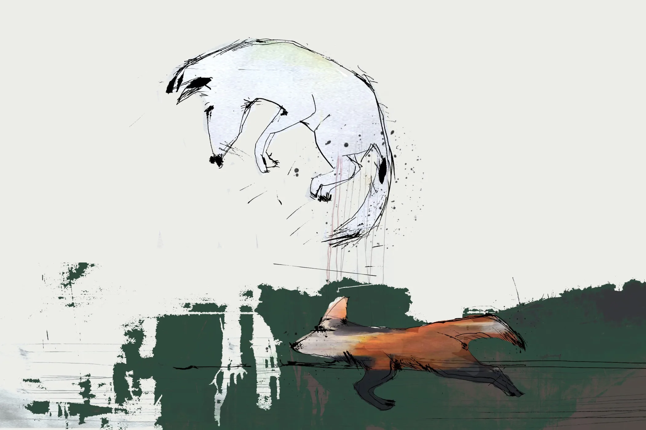 Ræveskindet. Fortælling af Jens Peter Madsen illustreret af Tanja Eijgendaal for Storybox.dk