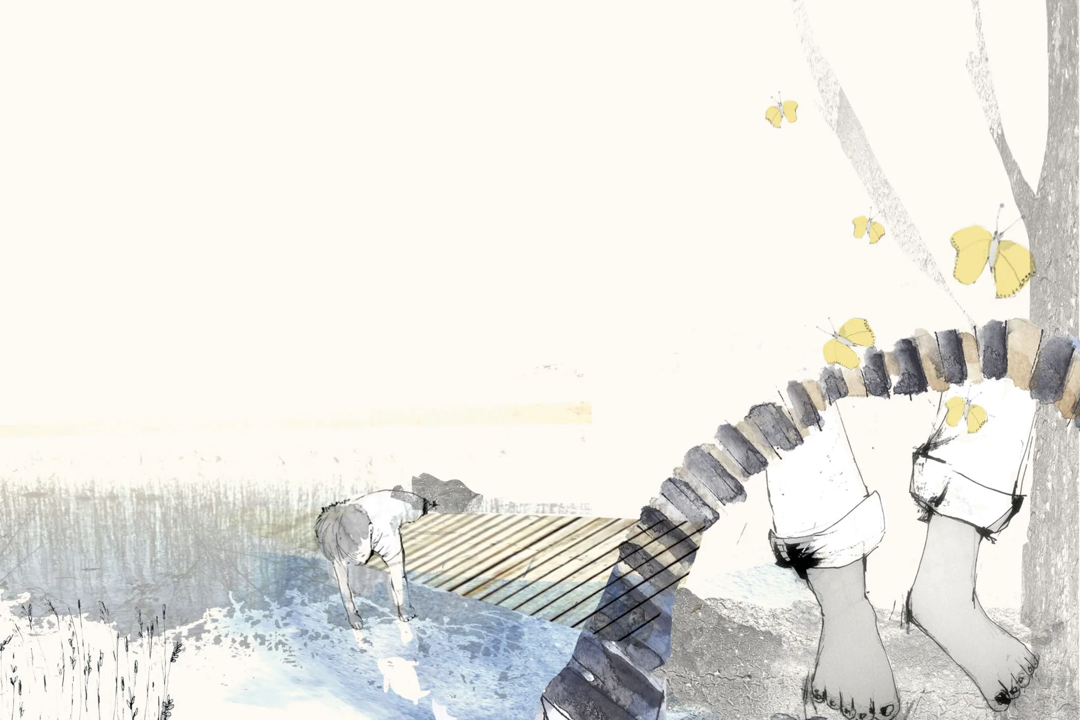 Ned til bækken. Fortalt af Jens Peter Madsen, tegning af Tanja Eijgendaal