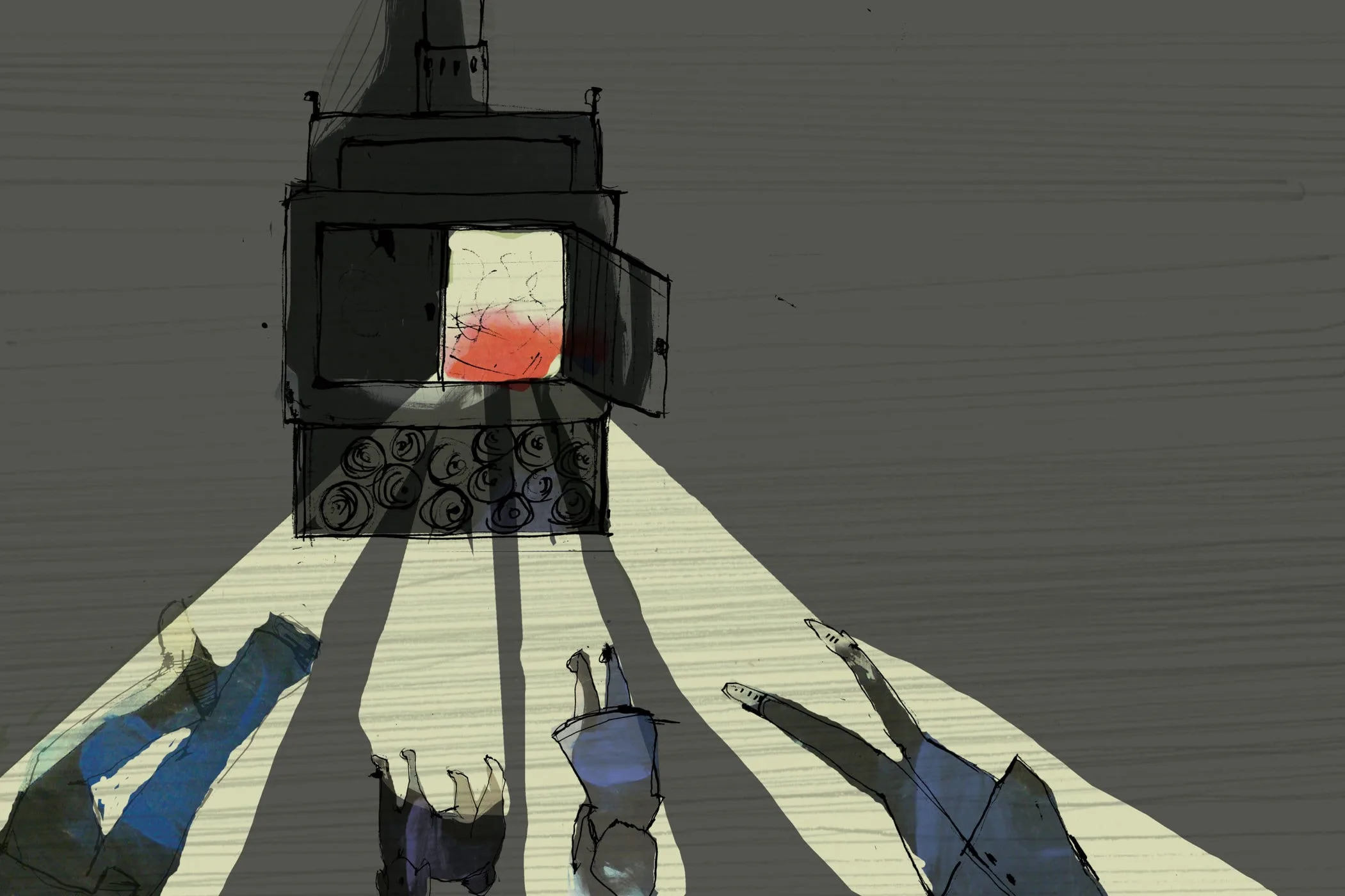 I mørkningen. Fortalt af Jens Peter Madsen, med tegning af Tanja Eijgendaal