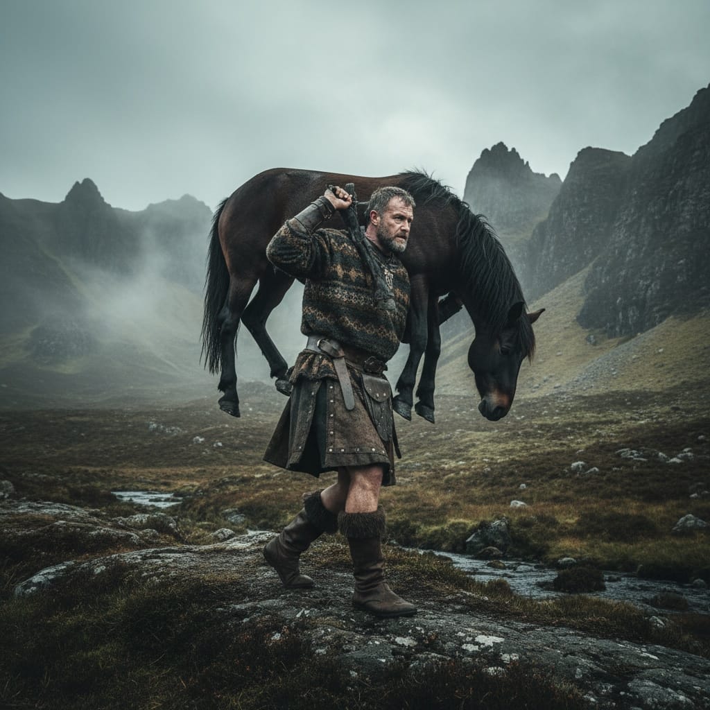 Big Hughie - a hughe man from the scottish highland