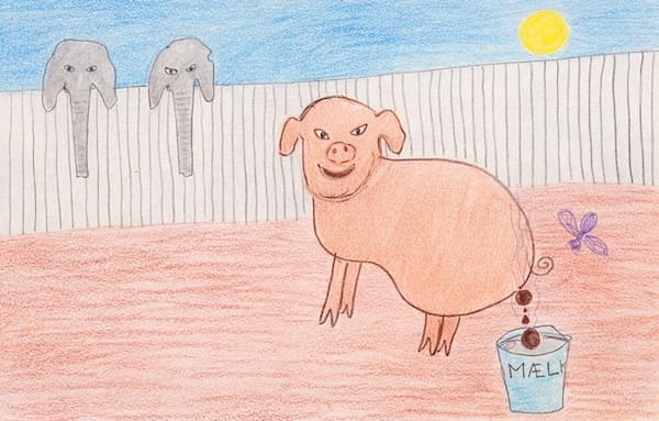 5 Karla og Karlo Grisen Øf laver lort i spand