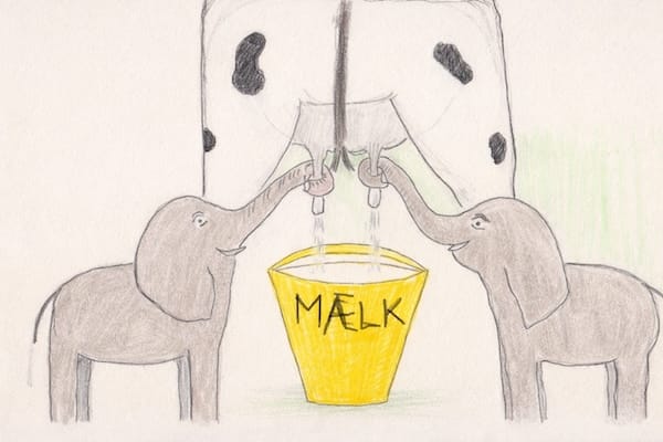 7 Karla og Karlo malker mor MUH